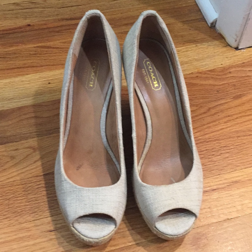 Coach wedges